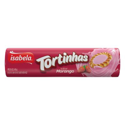 Biscoito Isabela Tortinhas Morango 140g